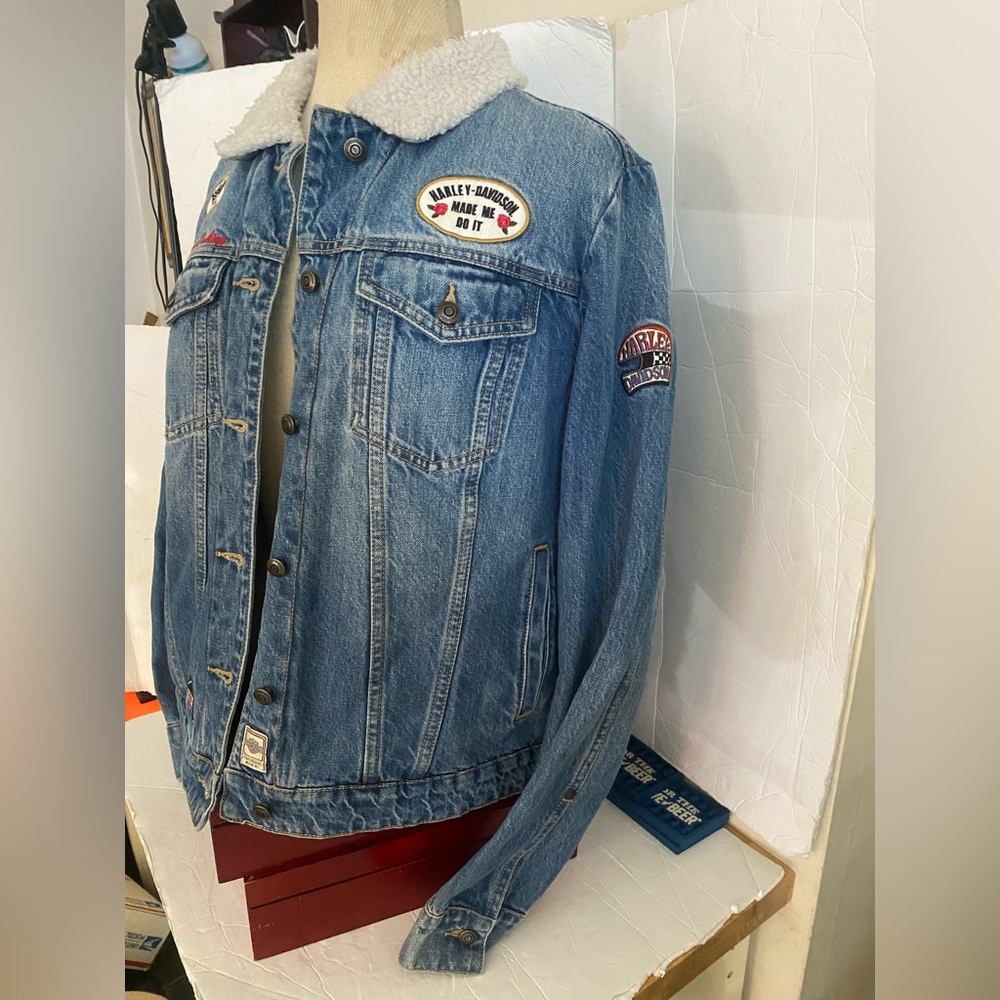 Harley Davidson Vintage Ladies Jean Jacket